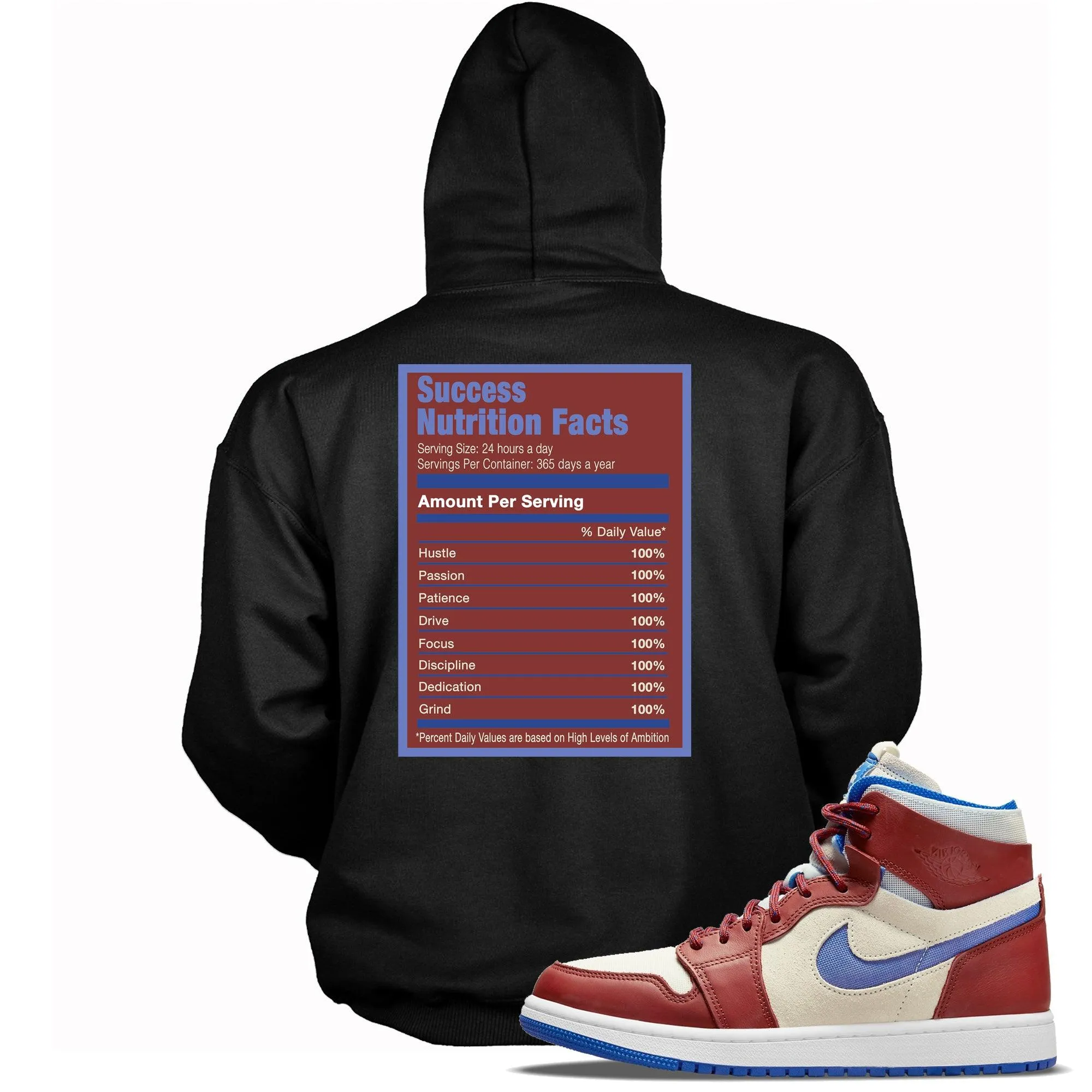 1 High Zoom Team Red Hoodie Success Nutrition