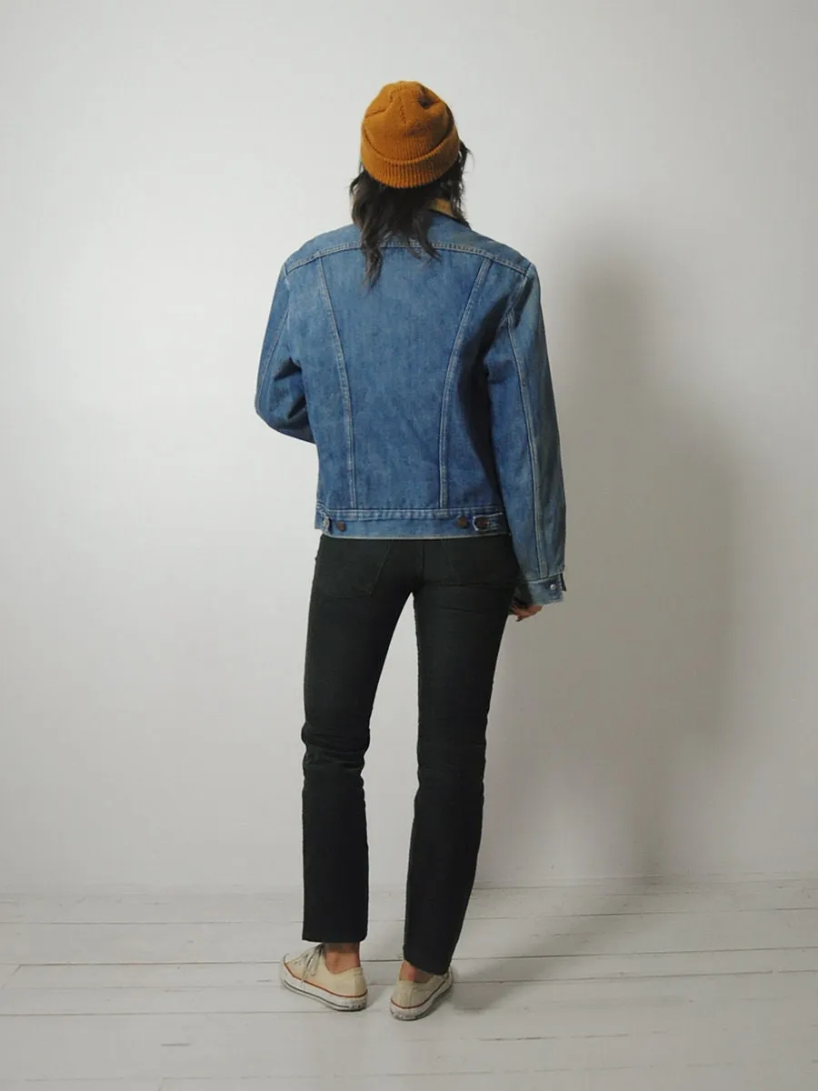 1970's Wrangler Blanket Lined Jean Jacket