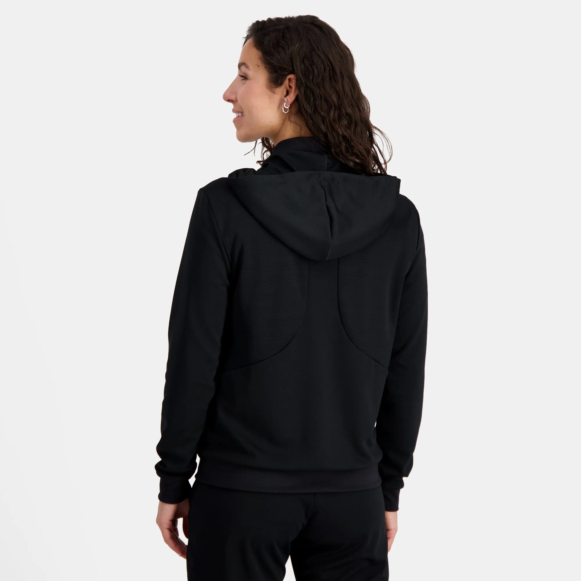 2410237-TRAINING FZ Hoody N°1 W black/orange per | Sweat zippé à capuche Femme