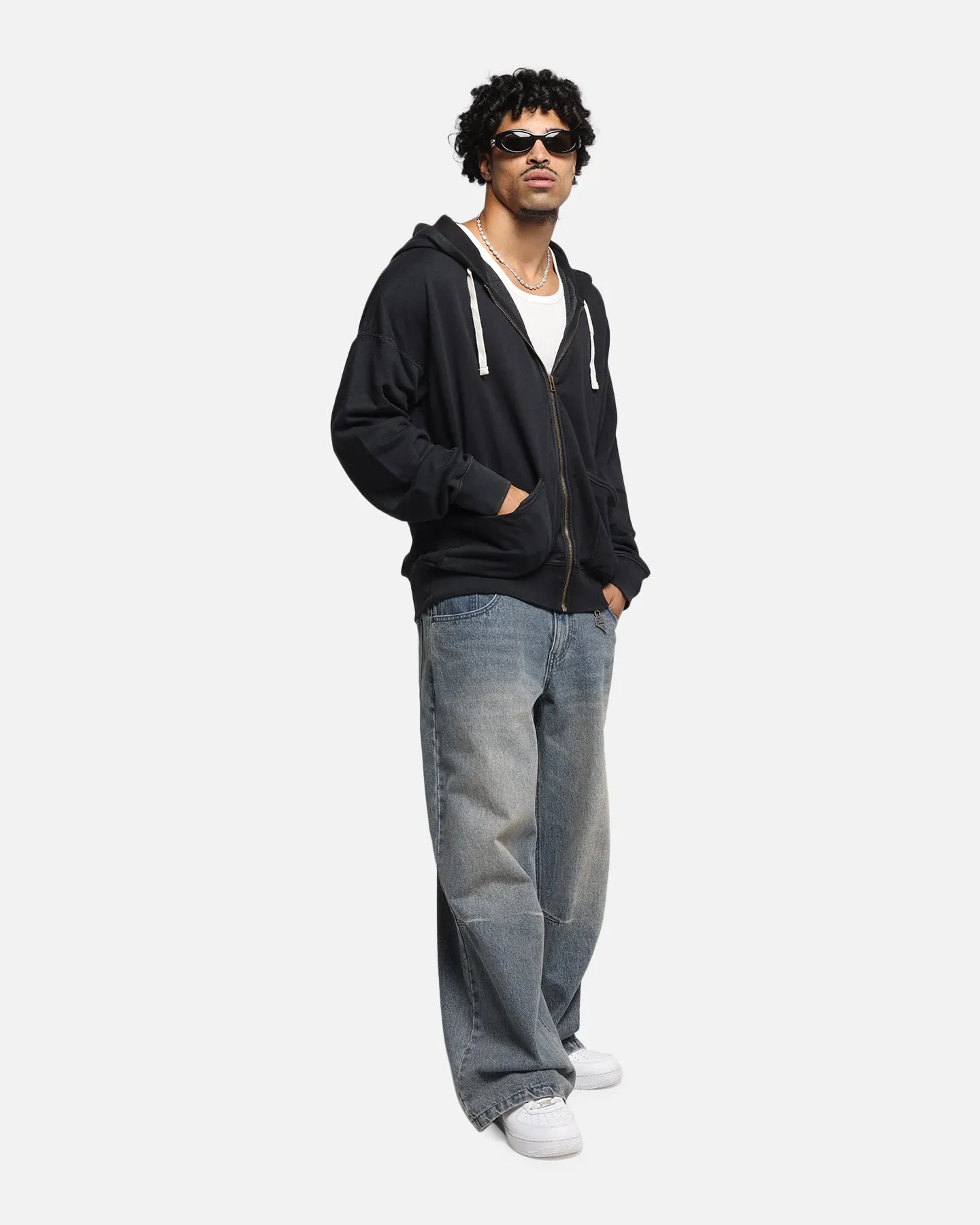 Champion Time Capsule Full Zip-Through Hoodie Black