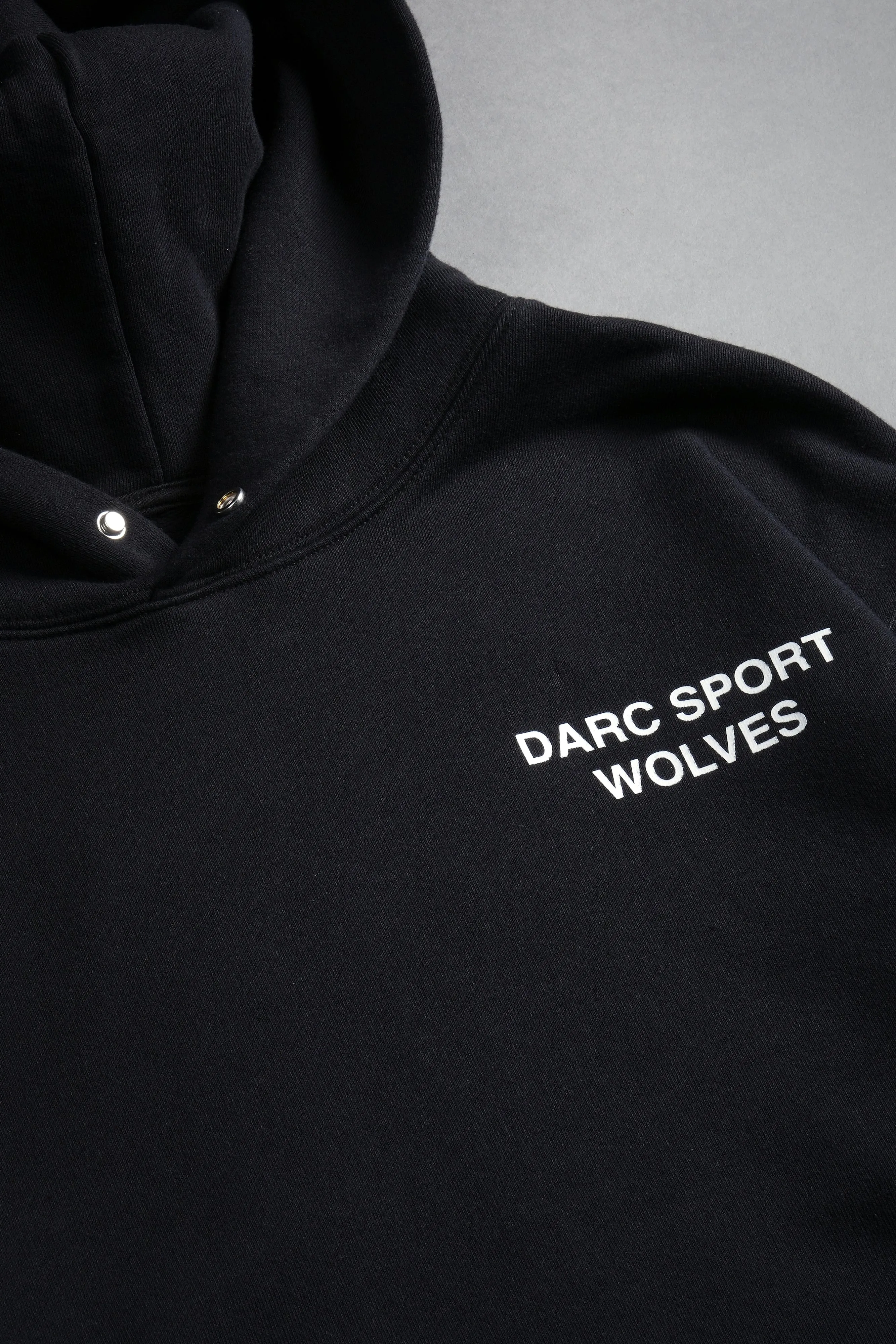 Darc Sport Wolves "Pierce" (Cropped) Hoodie in Black