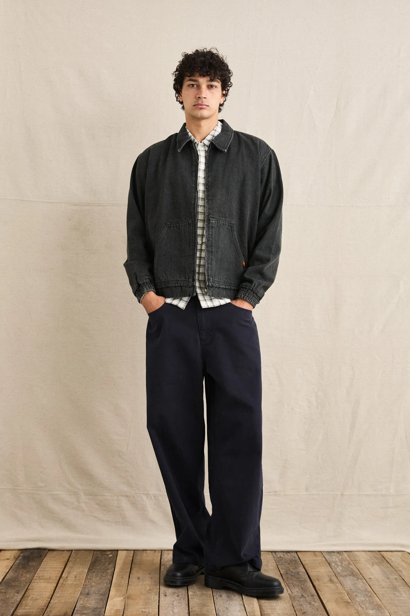 Denim Bomber Jacket