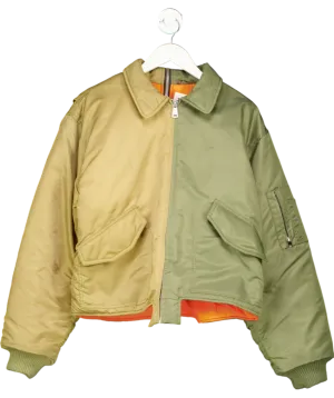 (Di)vision Green Split Bomber Jacket UK S