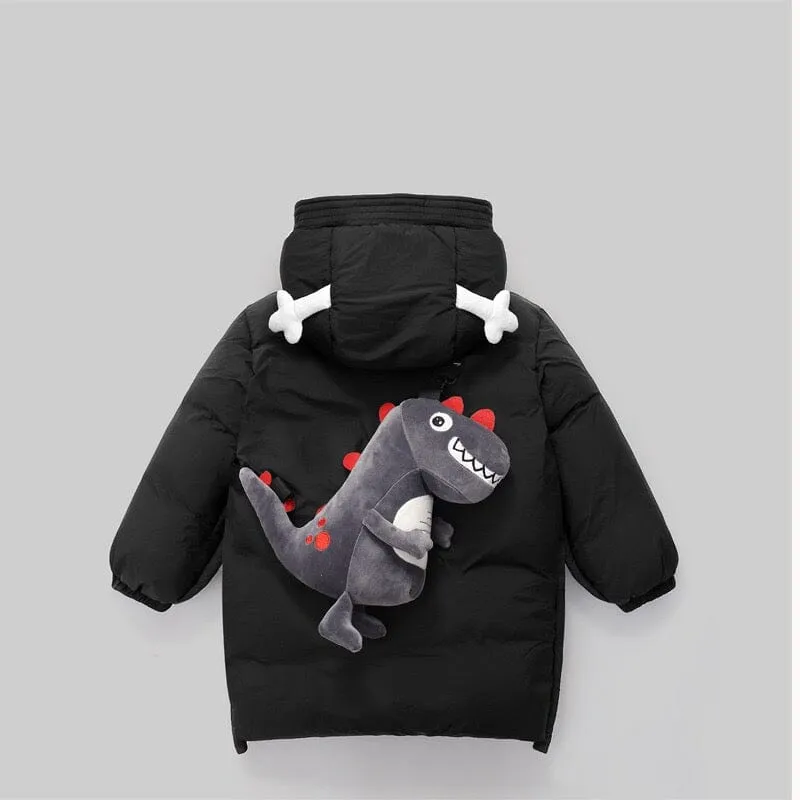 Fun Dinosaur Down Coat