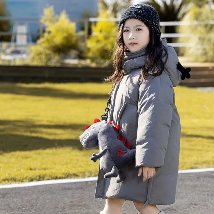 Fun Dinosaur Down Coat