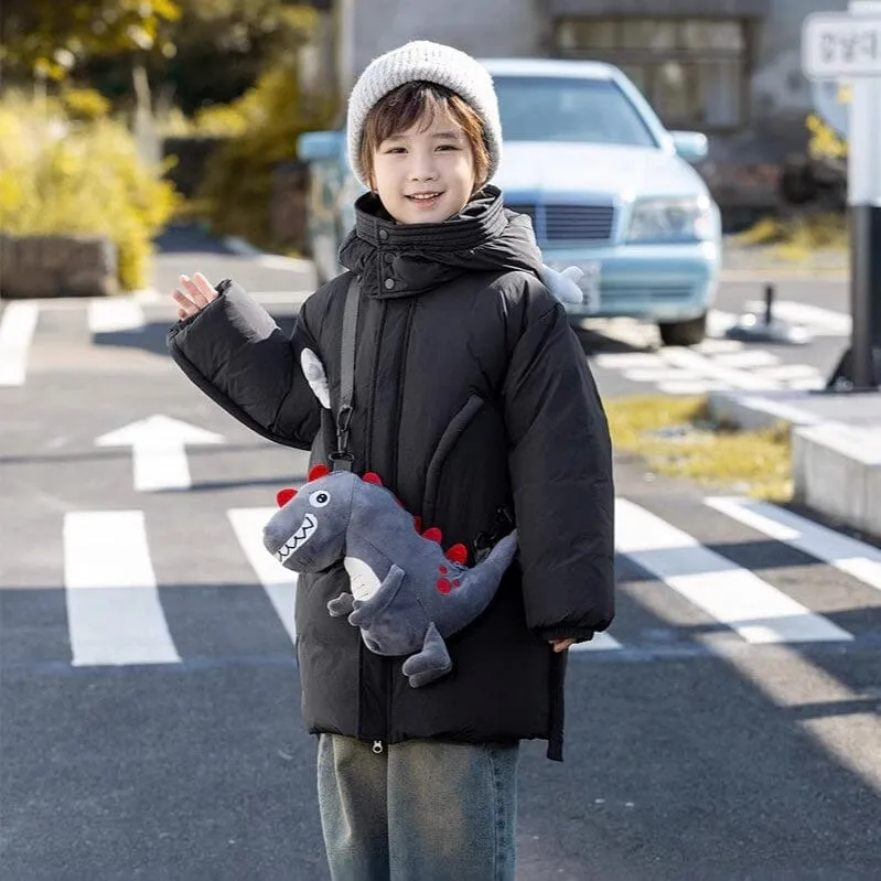 Fun Dinosaur Down Coat
