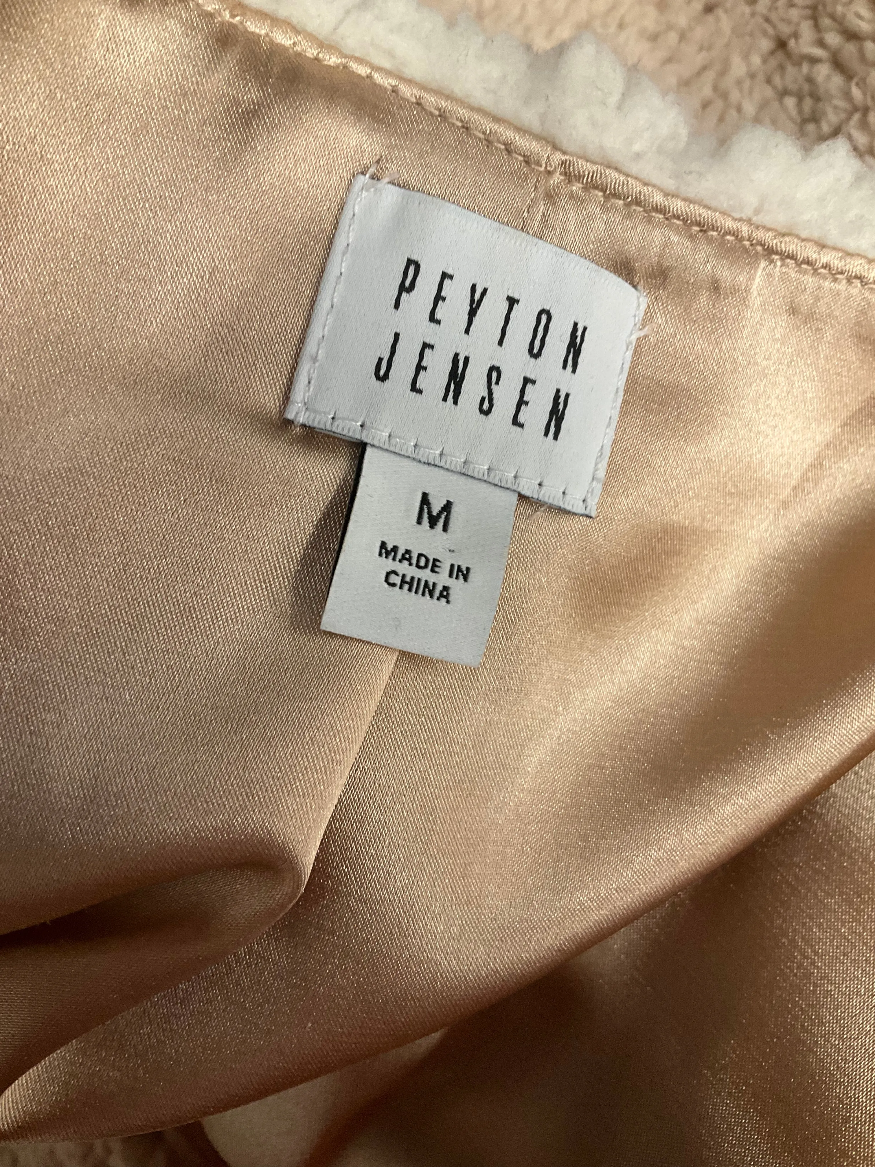 Jacket Faux Fur & Sherpa By Peyton Jensen  Size: M