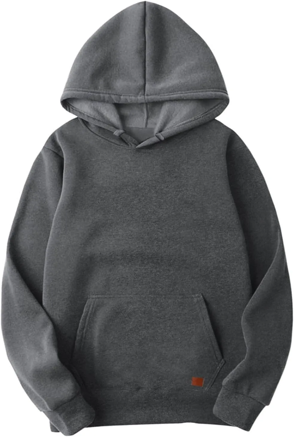 LCMTWX Mens Hoodies Pullover Casual Loose Solid Hooded Sweater Top Heavyweight Fleece Hoodie Sports Hooded Jacket Full Zip