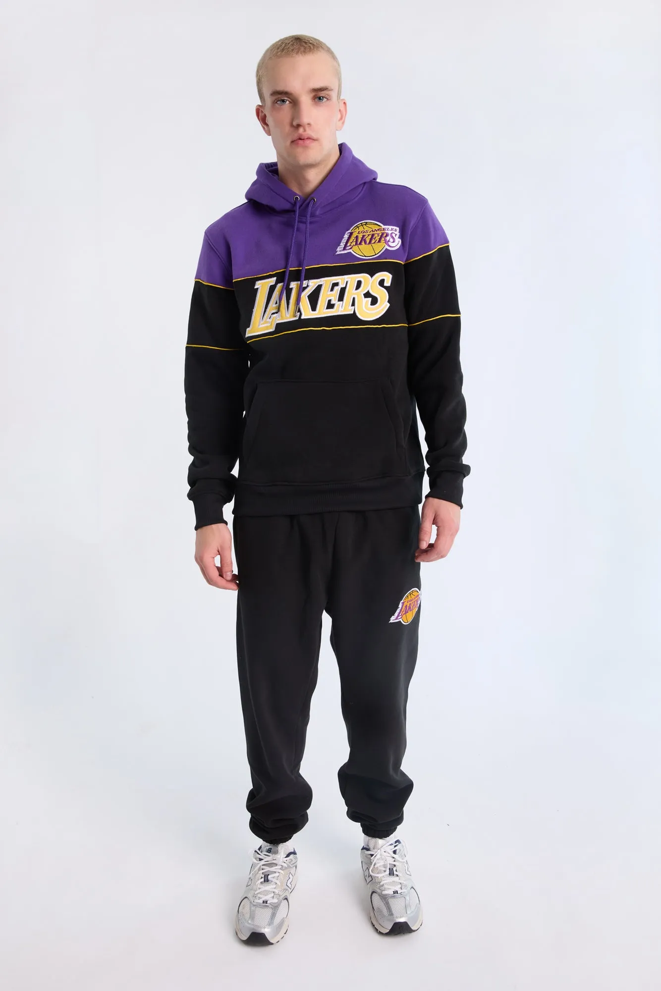 Los Angeles Lakers Colour Block Hoodie