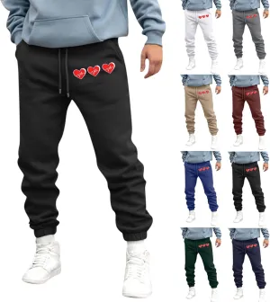Men Jogger Sweat Pant Slim Fit Sweatpants Casual Running Sports Pants Tapered Trousers Jogging Bottoms with Pockets