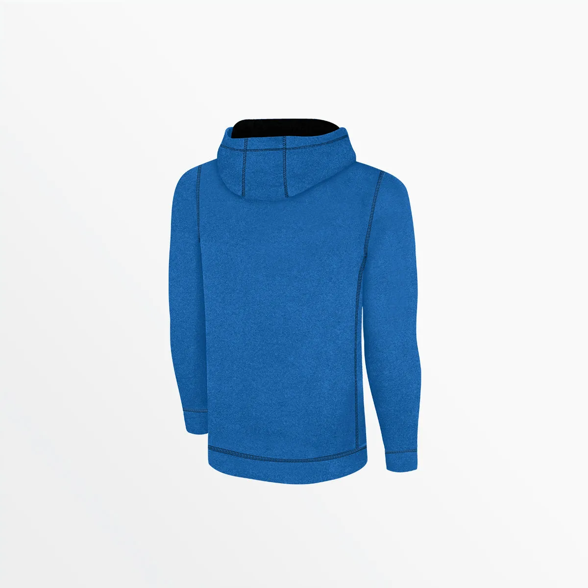 MEN'S ESSENTIAL HEATHER ZIP UP HOODIE