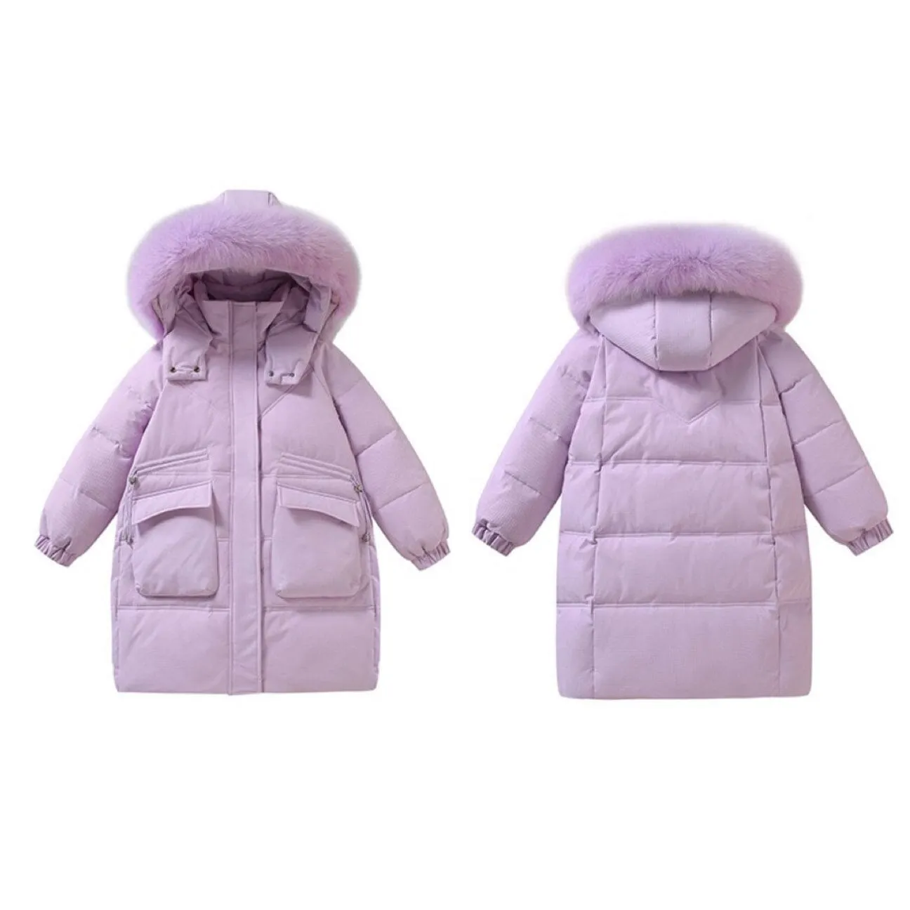 Michelle Long Down Coat