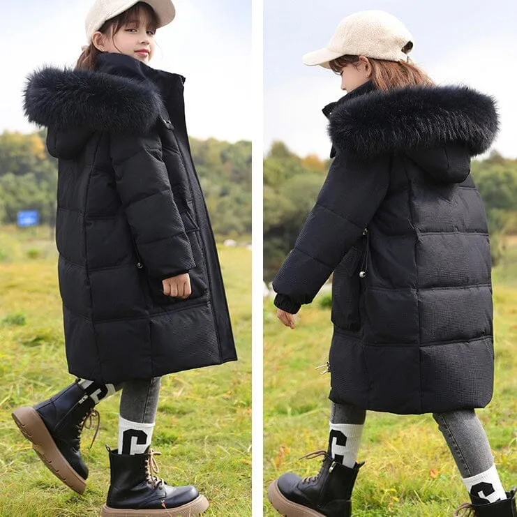 Michelle Long Down Coat