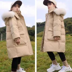 Michelle Long Down Coat