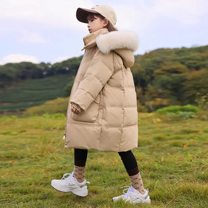Michelle Long Down Coat
