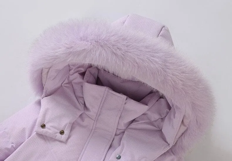 Michelle Long Down Coat