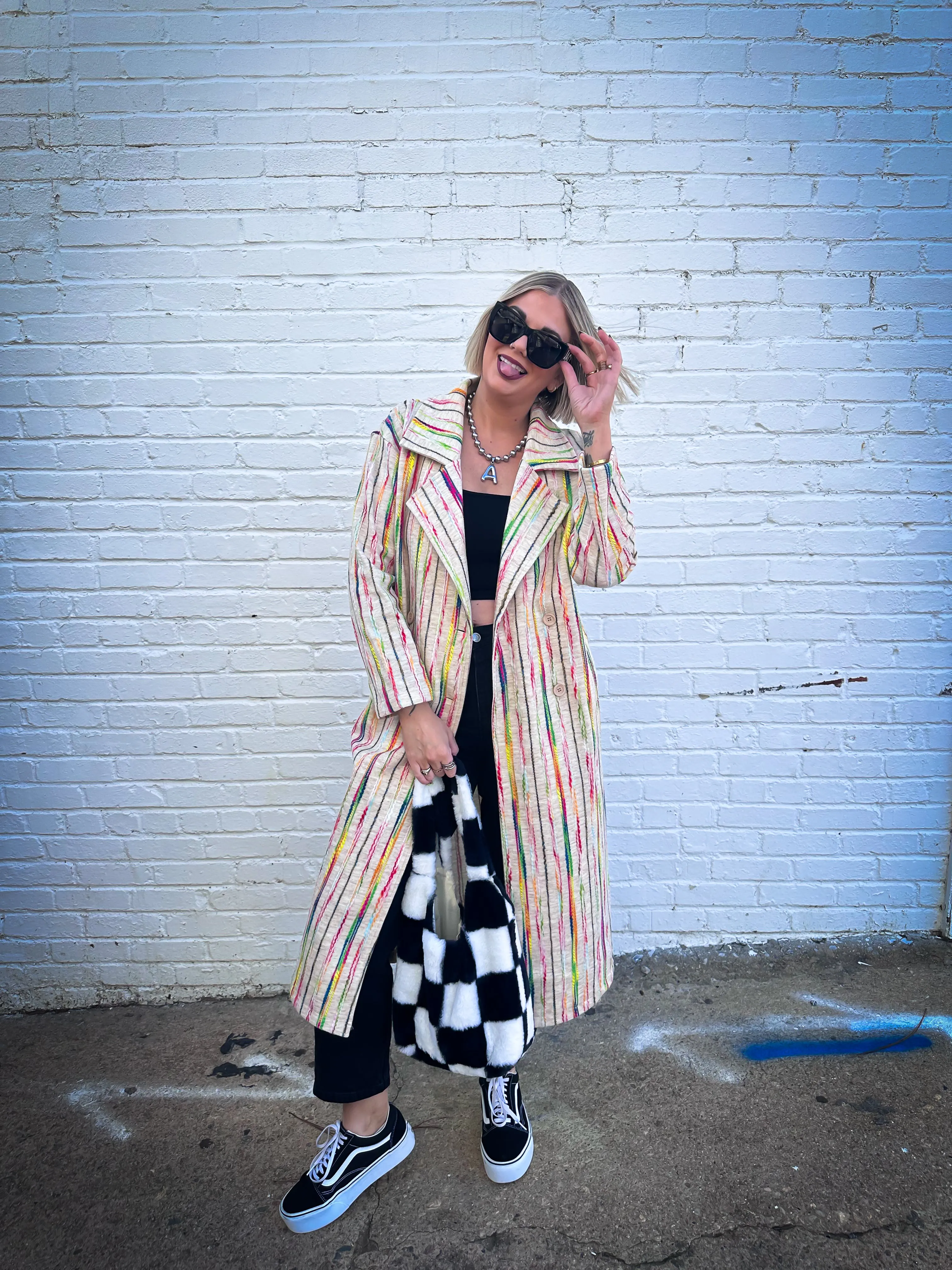 MORE COLOR PLEASE BUTTON DOWN COAT