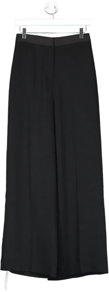 Phase Eight Black Elandra Wide Leg Tux Trousers UK 8