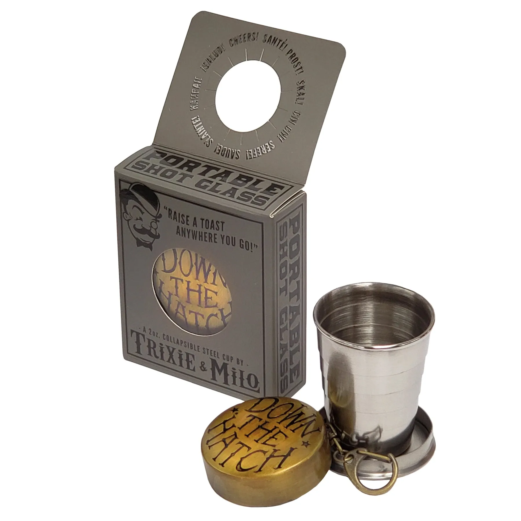 Portable Shot Glass- Down the Hatch