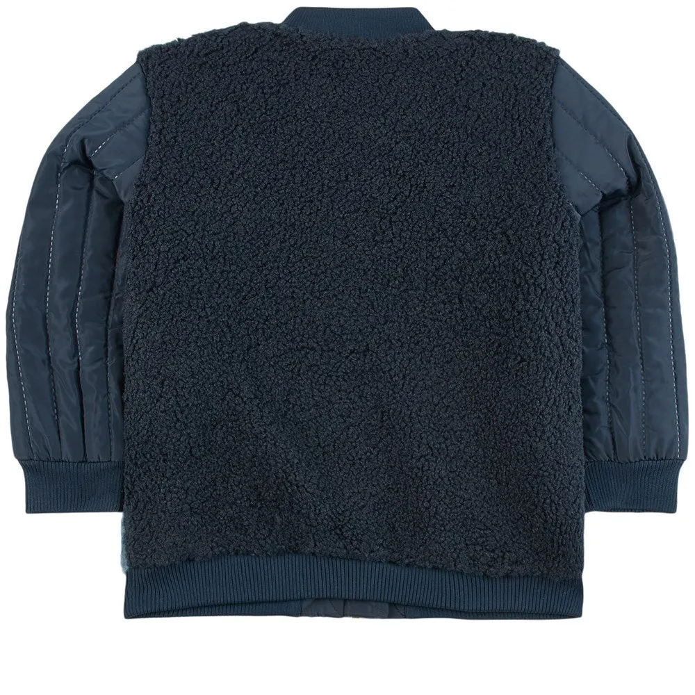SOFT GALLERY ICE GABINO OMBRE BLUE BOMBER JACKET 