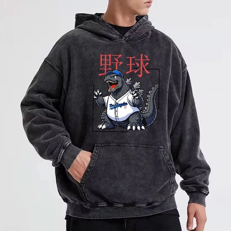 Tokyo-Tiger Baseball Is My Favorite Sport Washed Hoodie