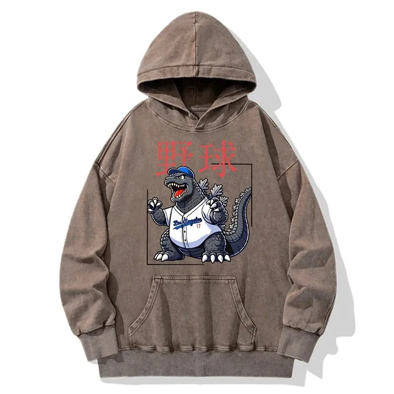 Tokyo-Tiger Baseball Is My Favorite Sport Washed Hoodie